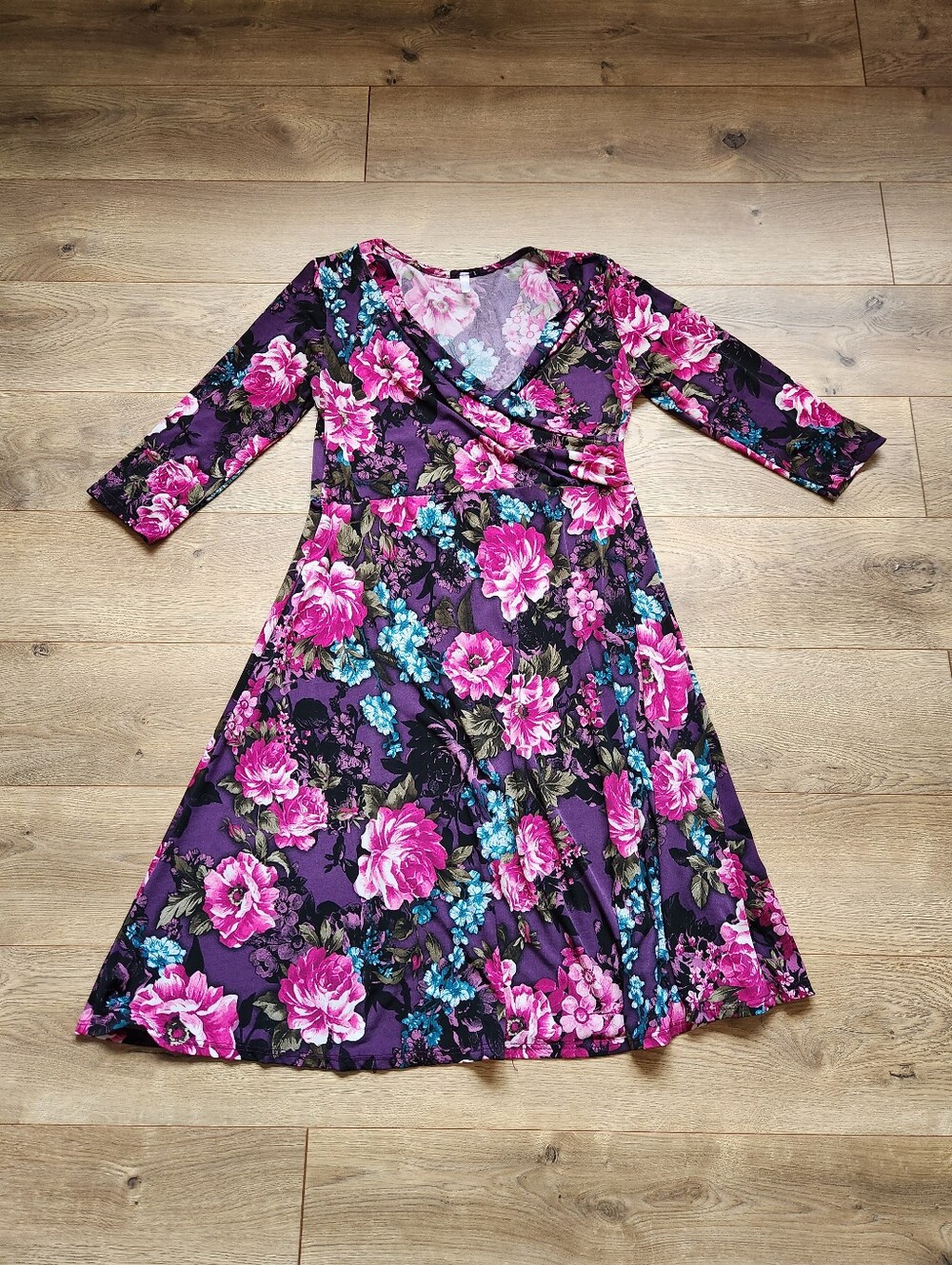 Floral Pink Blush Maternity dress